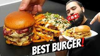 Double Cheeseburger with Loaded Fries