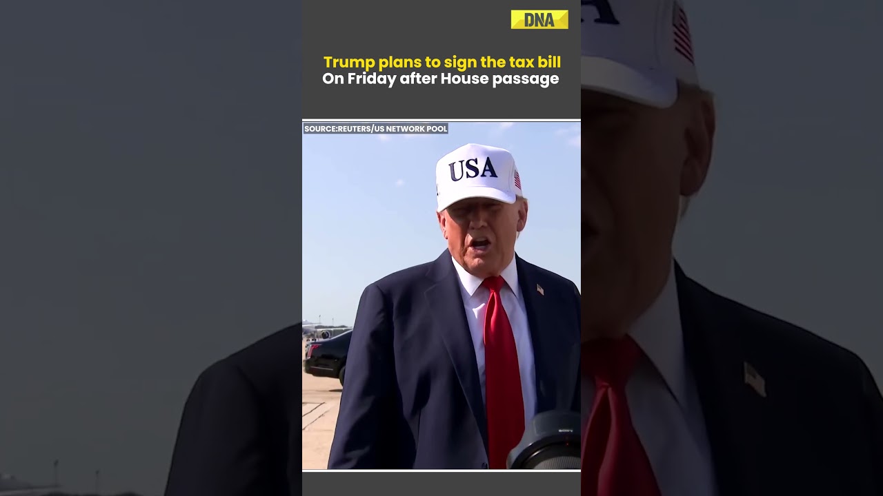 Trump Plans To Sign The Tax Bill On Friday After House Passage | Big Beautiful Bill | USA News