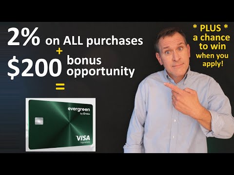 NICE! FNBO Evergreen Credit Card Review 2021 ? 2% Cash Back + $200 Bonus Opportunity + You Could Win