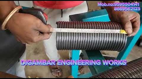 SpringMachine of rolling shutter machine#spring#shutter #rolling#ring #roofing📲9595504141/8669562123