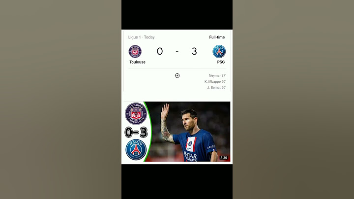 PSG vs Toulouse 3-0