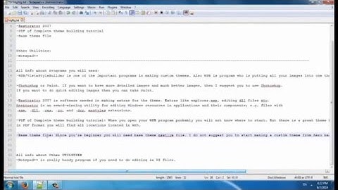 How to make your own Windows 7 theme part 1