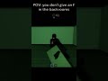 POV: you don't give an F in the backrooms #viral #roblox #gaming #backrooms
