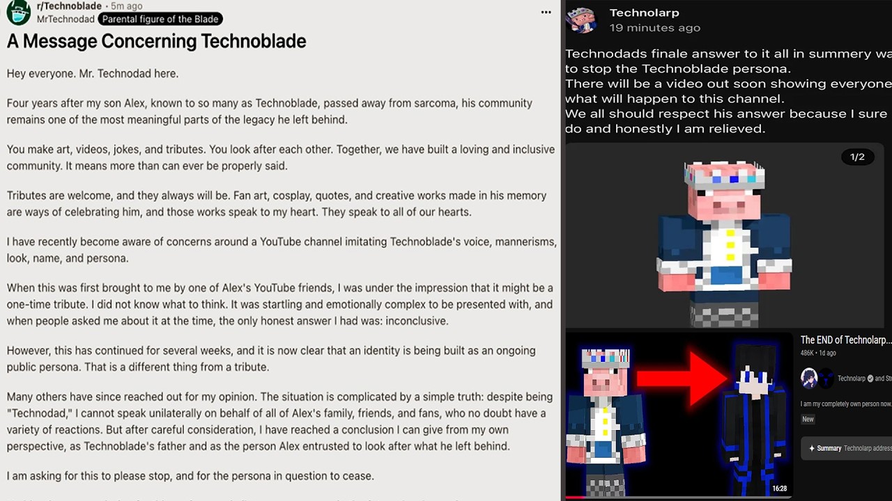 Technoblade Situation Is Sad