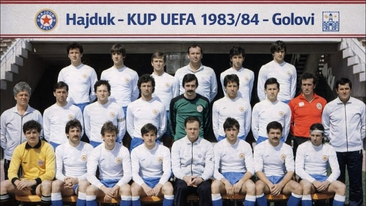Hajduk - KUP UEFA 1983/84 - Golovi