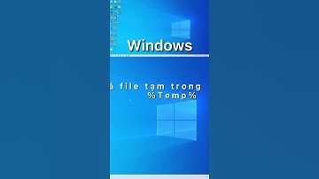 Thủ thuật Windows: Xóa file tạm bên trong trong thư mục Temp #Shorts