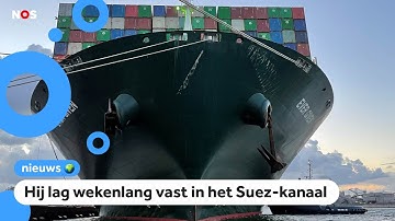 Wereldberoemd containerschip eindelijk in Rotterdam