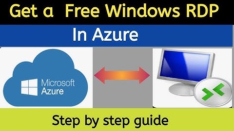 How to Get Free Windows RDP in Azure