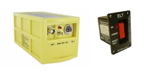 Kannad Elt 406 self-test sequence with remote control panel