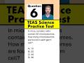 ATI TEAS 7 2026 Science Practice Test Question 6: Life Science #atiteas