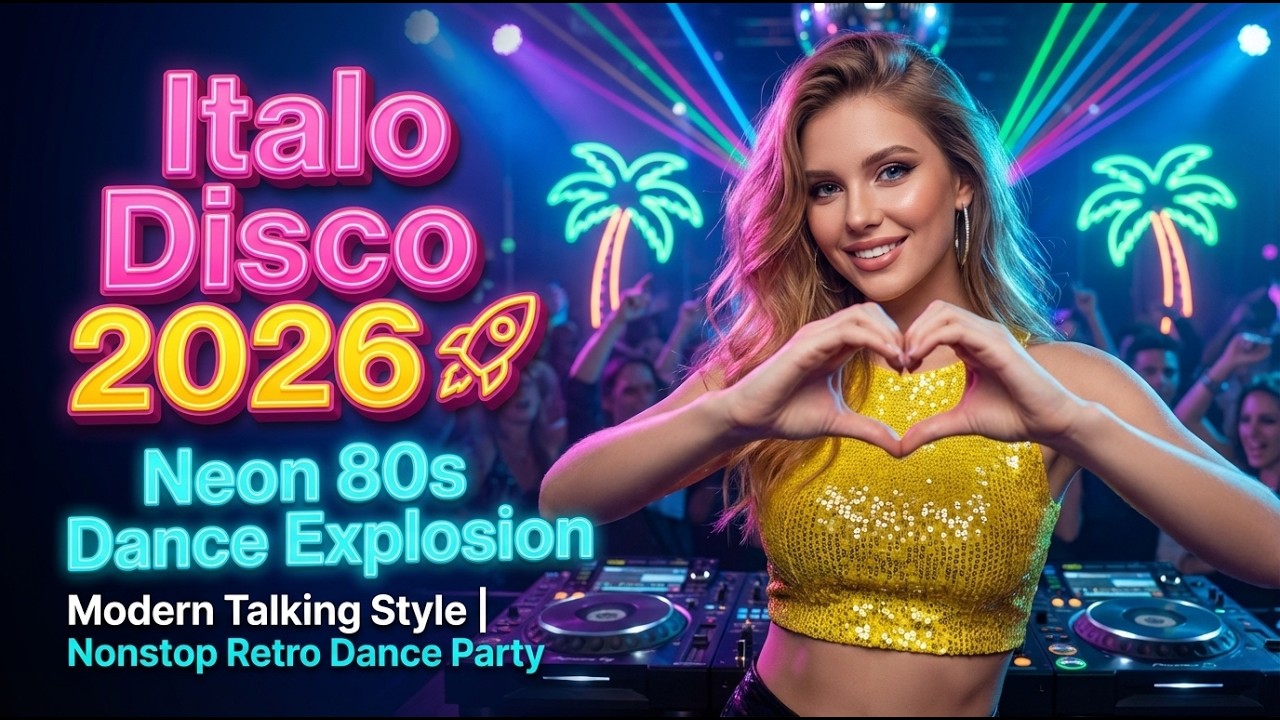 Italo Disco 2026 🚀 Neon 80s Dance Explosion | Ultimate Retro Euro Disco ...
