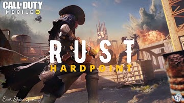Call of Duty Mobile HARDPOINT in RUST New Map