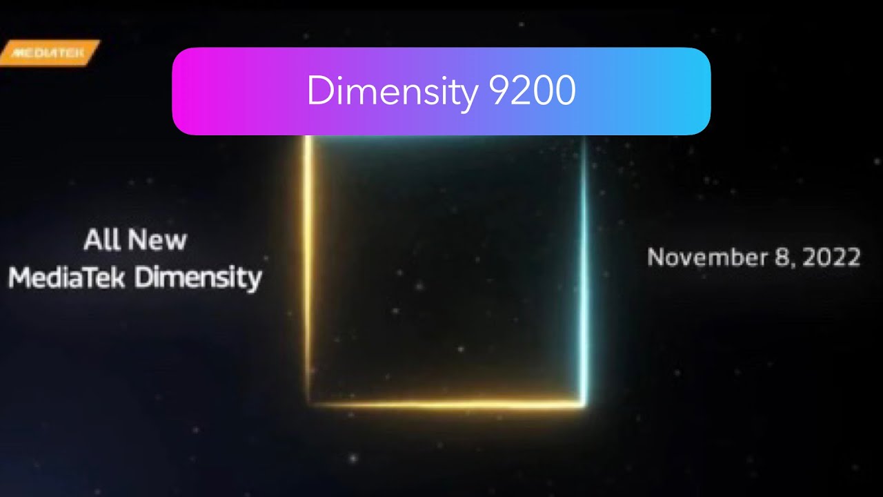 MediaTek представит флагманский процессор Dimensity 9200 с рекордной производительностью