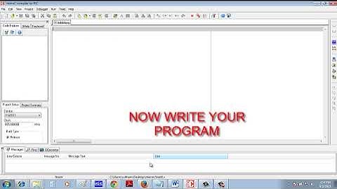How to create new project in MICROC for PIC | Embedded C Program