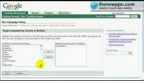 The New PPC - Setting up Google Adwords Campaigns - Part 1
