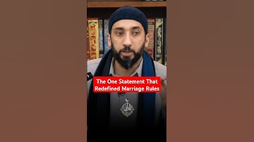 Economic Status and Marriage: The Islamic Perspective | Nouman Ali Khan#noumanalikhan#islamicwisdom