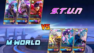 S.T.U.N VS M-WORLD 1 VS 1 FIGHT | MOBILE LEGENDS STUN VS M WORLD Resimi