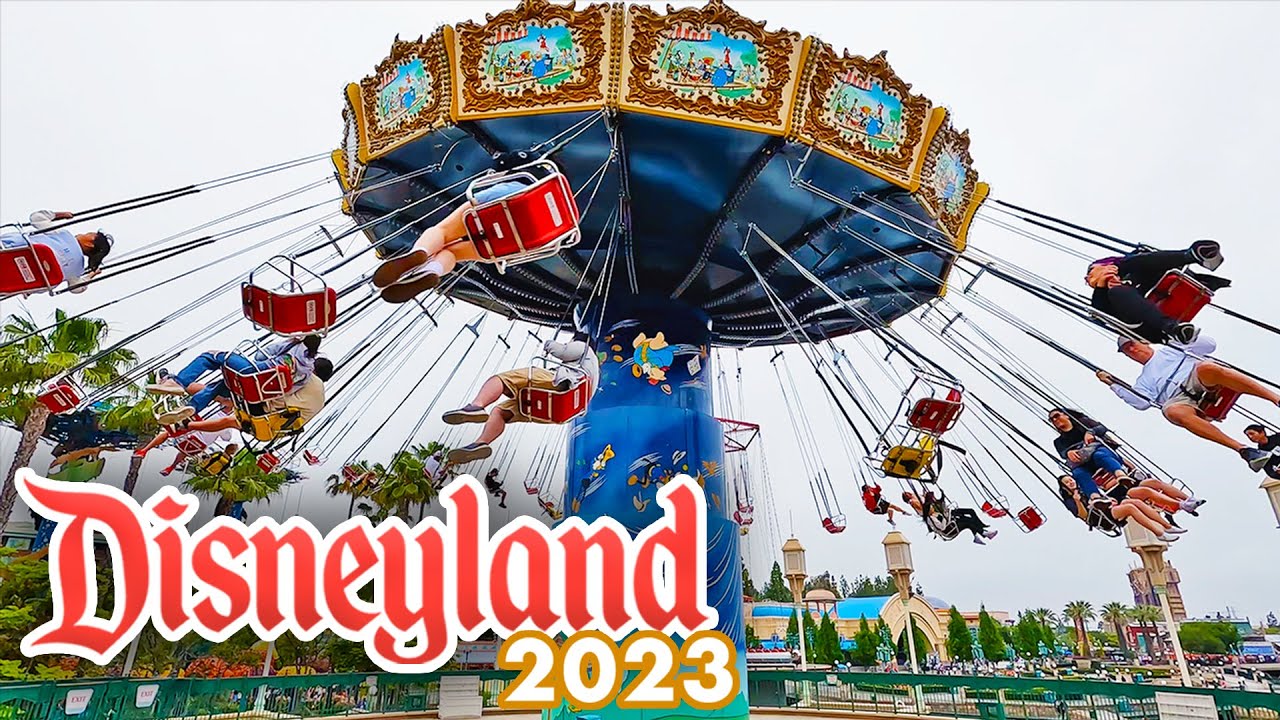 Silly Symphony Swings 2023 Disney California Adventure Ride [4K POV