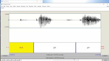 Praat landmarks tutorial