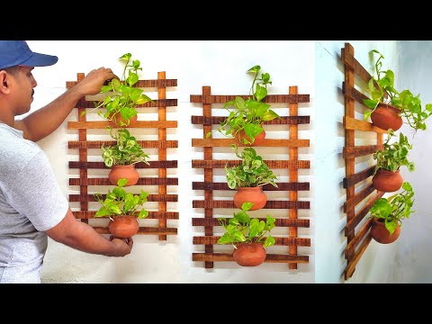 Thumbnail for Money Plant Wall Hanging Ideas / Money Plant Decoration / Vertical Gardening Ideas
