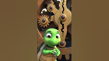 The Old Clock Tower 🕰️ Time Starts Again #cartoonanimal #cuteanimals