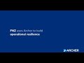 FNZ Uses Archer to Build Operational Resilience