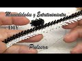 DIY - Pulsera espiga en blanco y negro