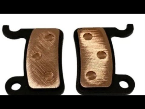 медные тормозные колодки для велосипеда. - YouTube