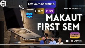 🌟 MAKAUT 1st Year Full Guide 2025–26 | All Branch Syllabus + Subjects + Complete Playlist Roadmap