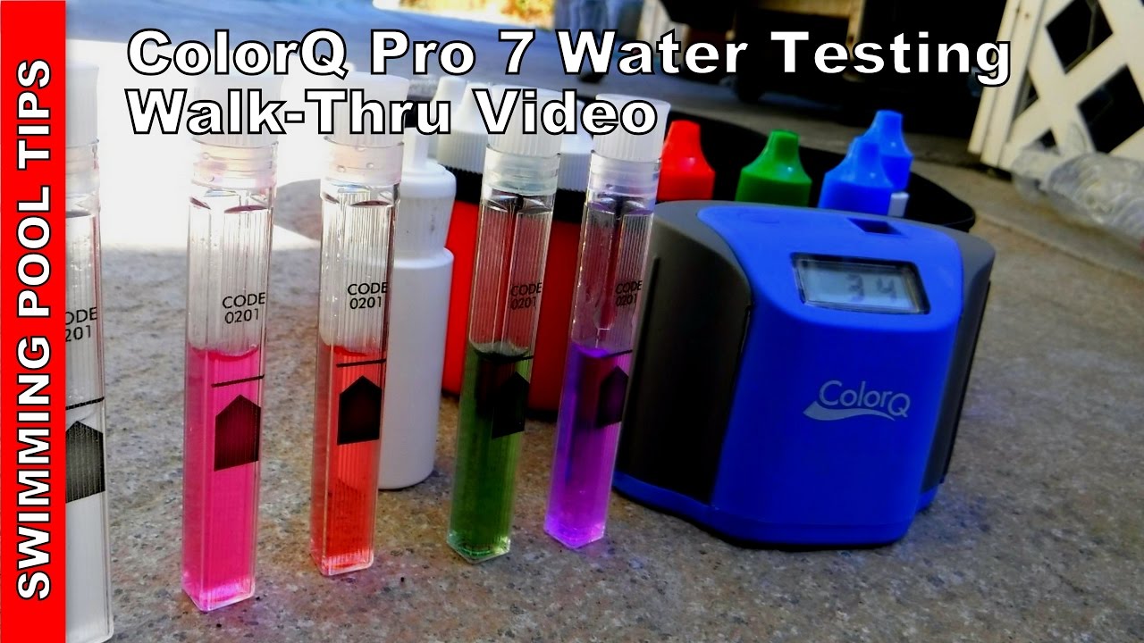Colorq Pro 7 Digital Pool Water Test Kit By Lamotte Testing Colorq Pro 7 Digital Pool Water Test Kit By Lamotte Testing Tips