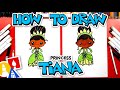 How To Draw Princess Tiana From Princess And The Frog