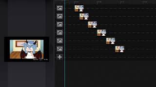 Just using cutecut for eye blinking -