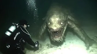 Diver Caught on Camera Biggest Creature in The Ocean
