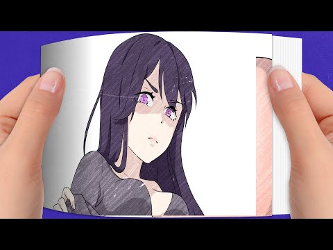 alex and steve | minecraft anime flipBook animation ep 12