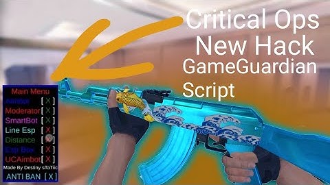 Critical Ops Hack Android GameGuardian Script / (AntiBan, Radar, Hitbox, NoRecoil, NoSpread)