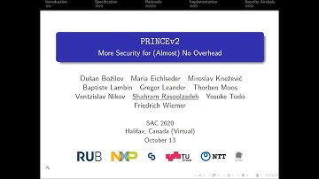 08 - PRINCEv2: More Security for (Almost) No Overhead