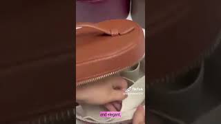 Large Capacity PU Leather Makeup Bag ✨Custom Name Travel Cosmetic Organizer | Portable #bag #fashion