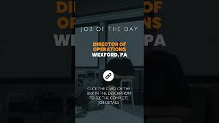 Director of Operations — April 7, 2023 Job of the Day