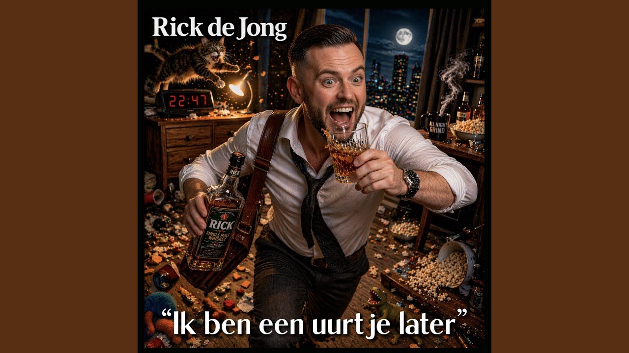 Rick de Jong slaat nieuwe muzikaleweg in met nieuwe single“Ik ben een uurtje later”