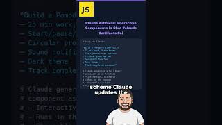 Claude Artifacts: Interactive Components in Chat