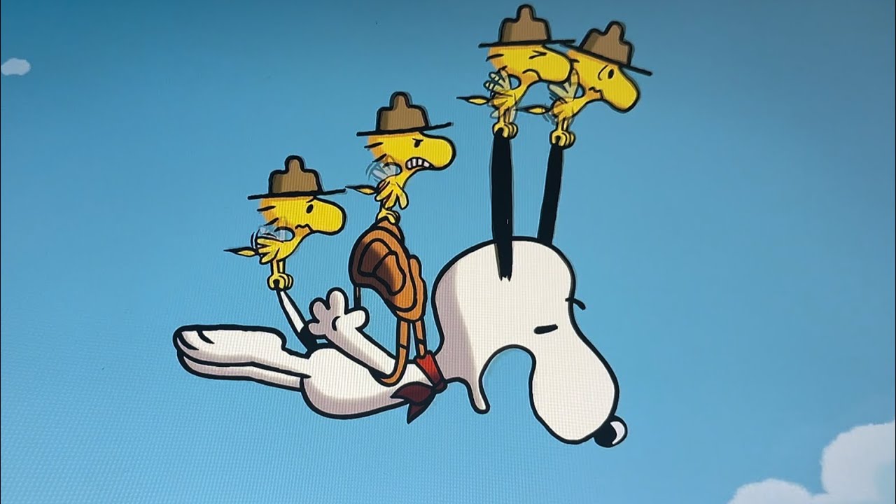 Snoopy Flying in the Treasure