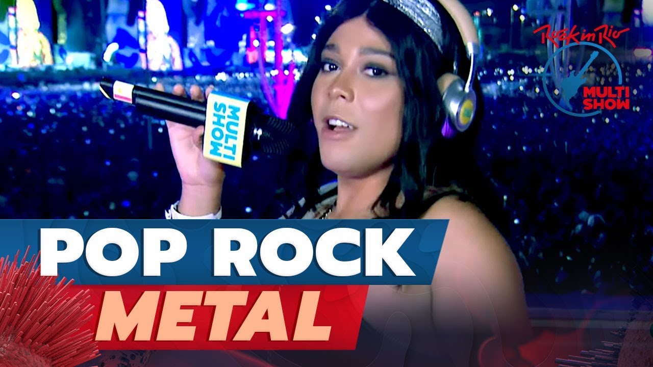 rock in rio 2019 local BLOGUEIRINHA mostra seu LOOK HEAVY METAL e faz performance 🤘🏽👗 | Rock in Rio 2019