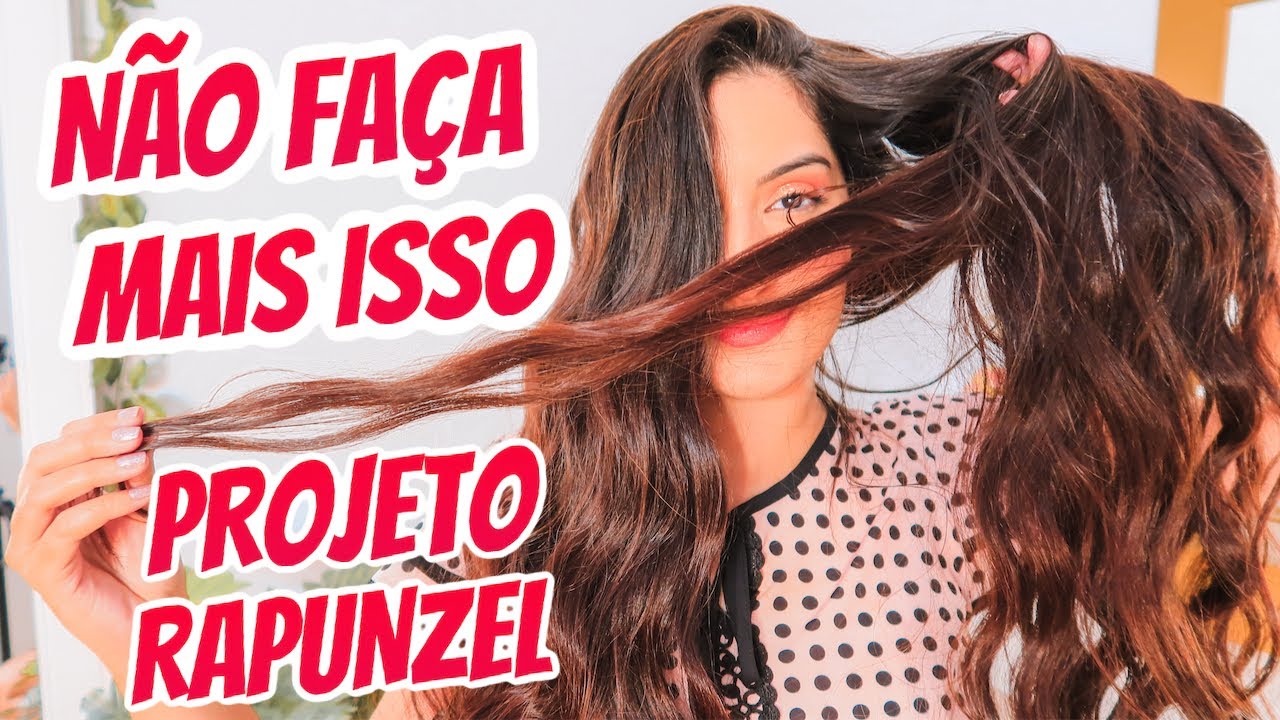 10 ERROS QUE ATRAPALHAM O CRESCIMENTO CAPILAR - PROJETO RAPUNZEL // Nicole Vieira