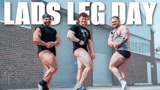 How I'd set up a full leg day - with the lads