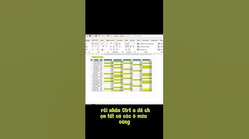 Cách tính tổng các ô tô màu trong excel #tinhocvanphong #excel #word #powerpoint #exceltips #xuhuong
