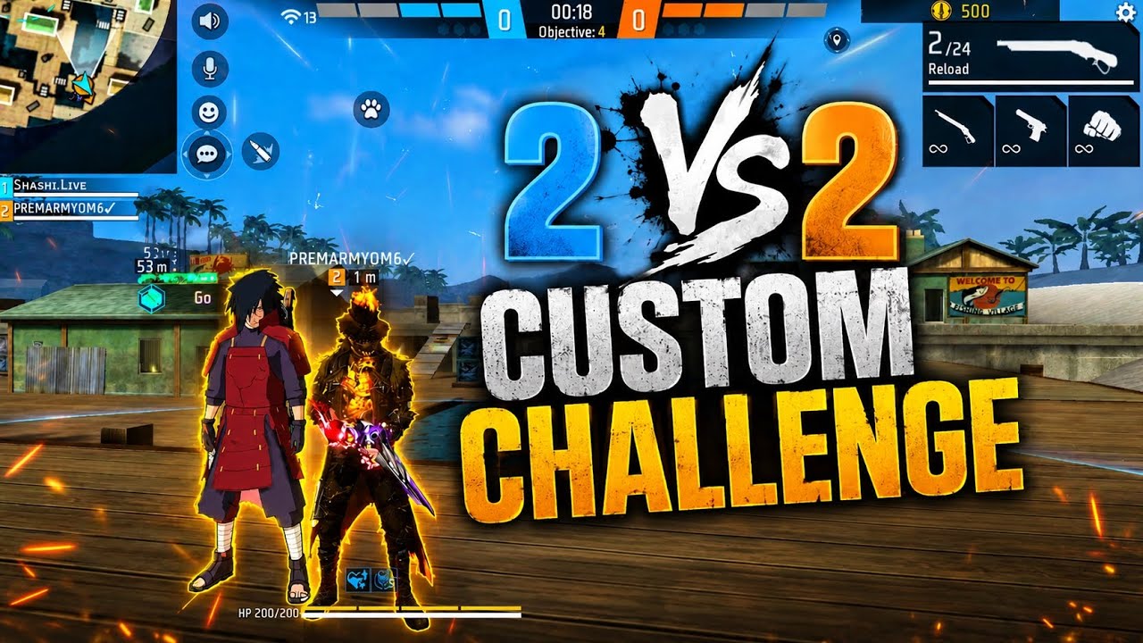 ⚔️ 2V2 Clash | Custom Room Challenge