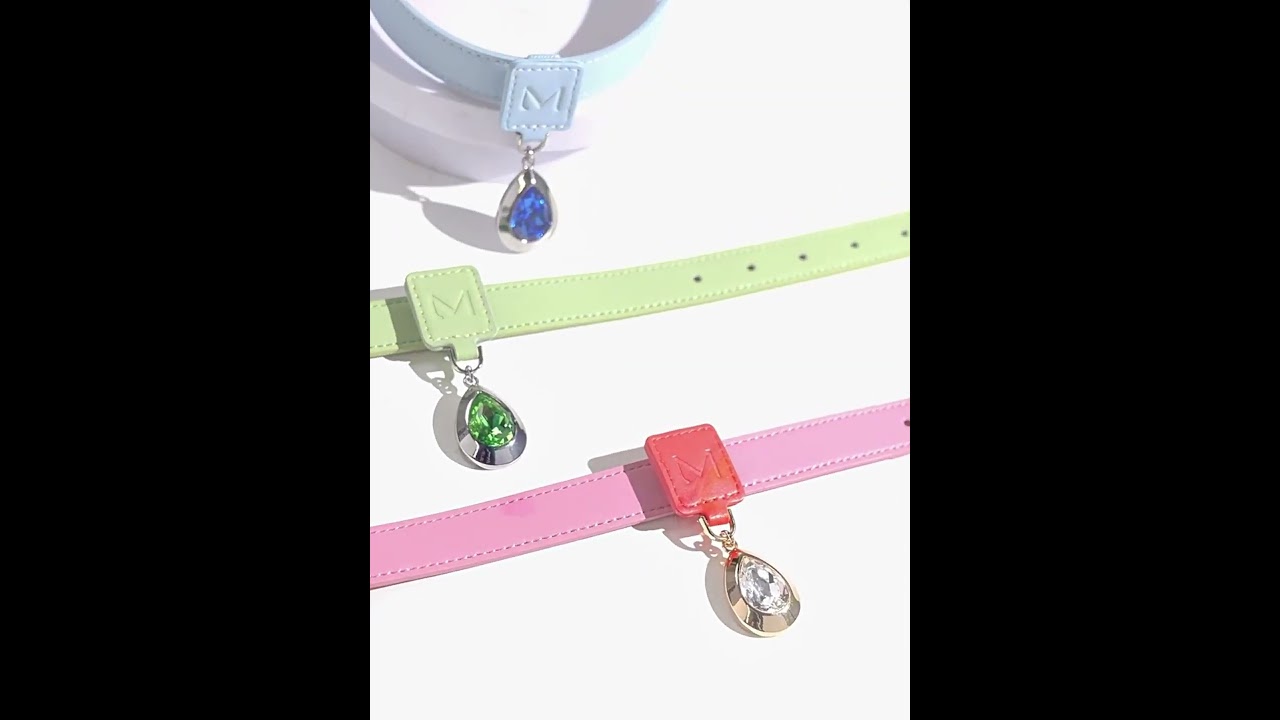Luxury Pet Gemstone Accessories Dog Collar💧 