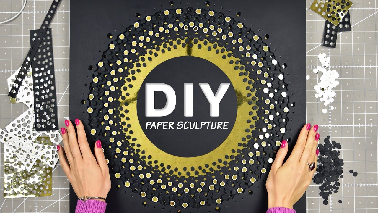 DIY | How to make a minimalist paper sculpture | OLGA SKOROKHOD - YouTube