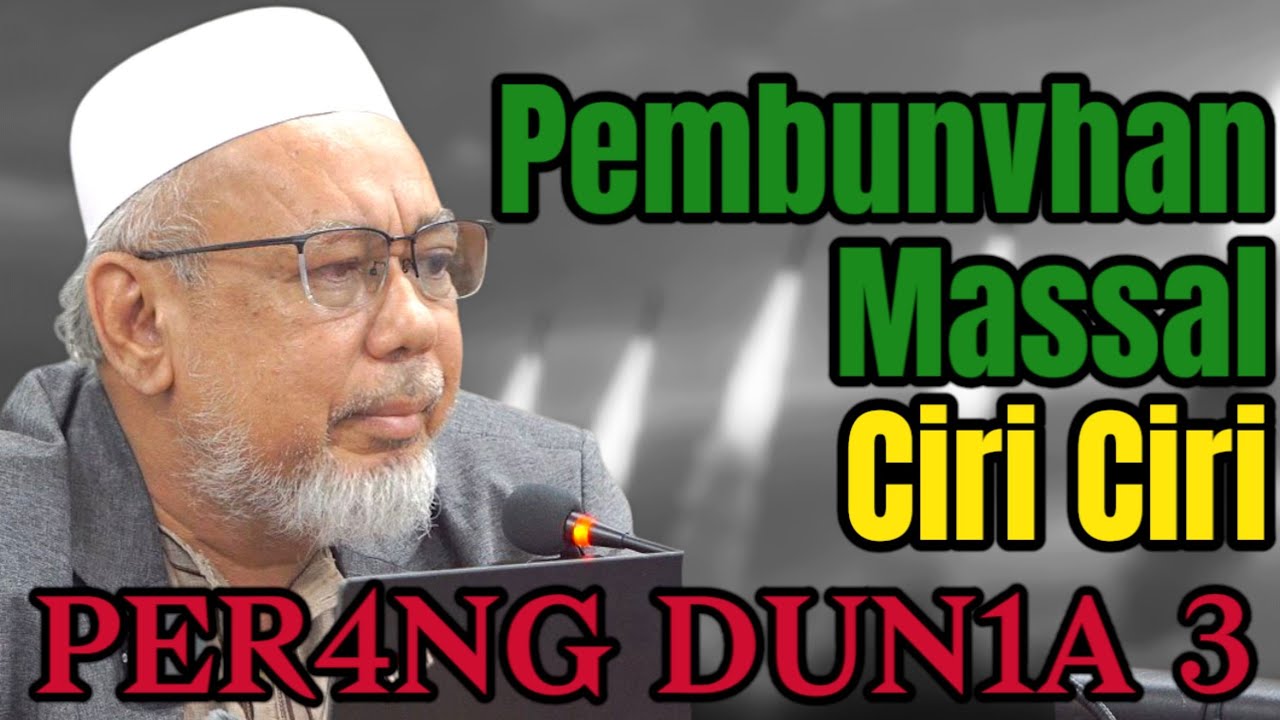 HIJRAH 1447: KEMUSNAHAN 🔻 Dr.Mat Rofa.Ismail