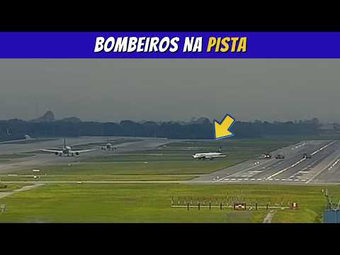Azul Embraer E195 declara PAN PAN em Guarulhos após desvio de Congonhas
